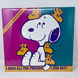 Snoopy Woodstock Vintage 1995 Wall Calendar 16 Month New Sealed NOS Peanuts